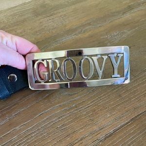 One of a kind GROOVY Belt